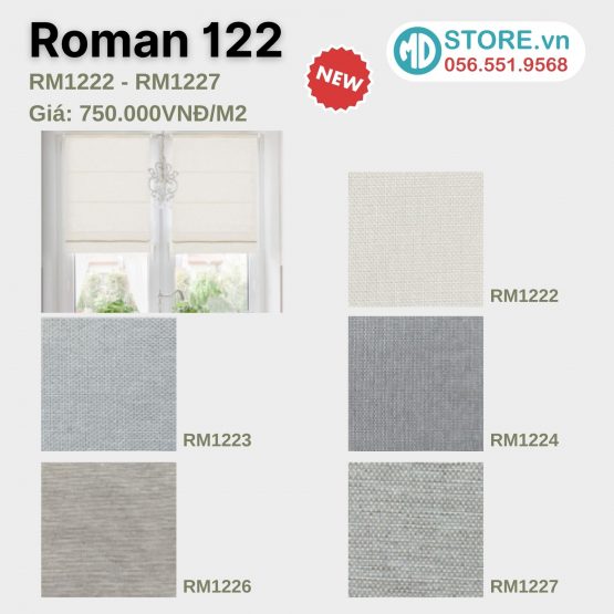 Rèm Roman RM 122